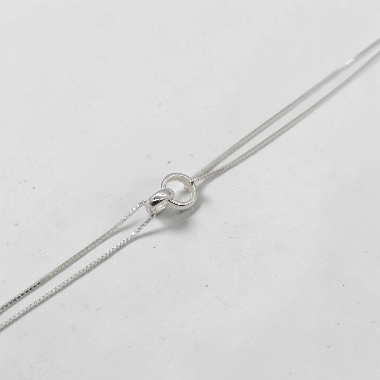 Sleek Interlocking Double-Layer Bracelet