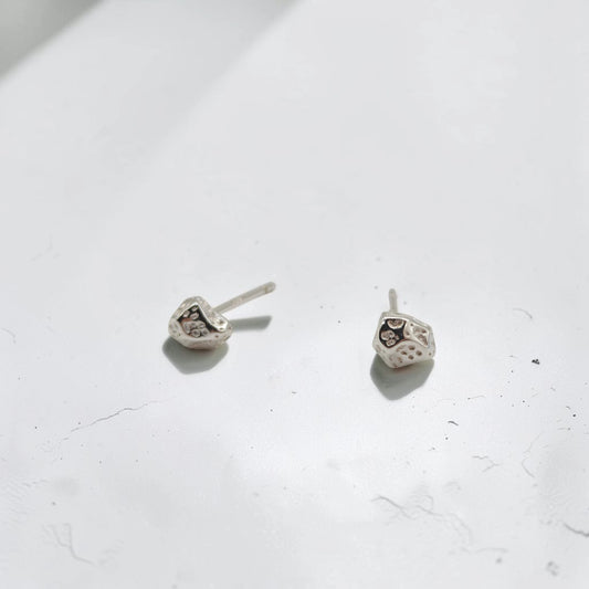 Molten Lava Stud Earrings