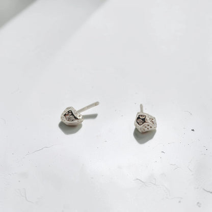 Molten Lava Stud Earrings