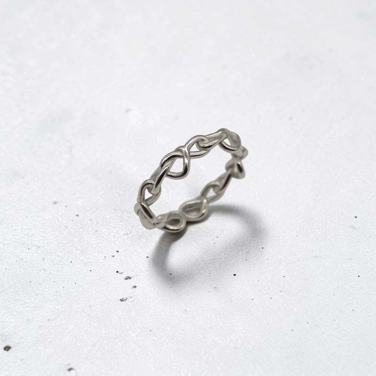 Intricate Heart Knot Ring