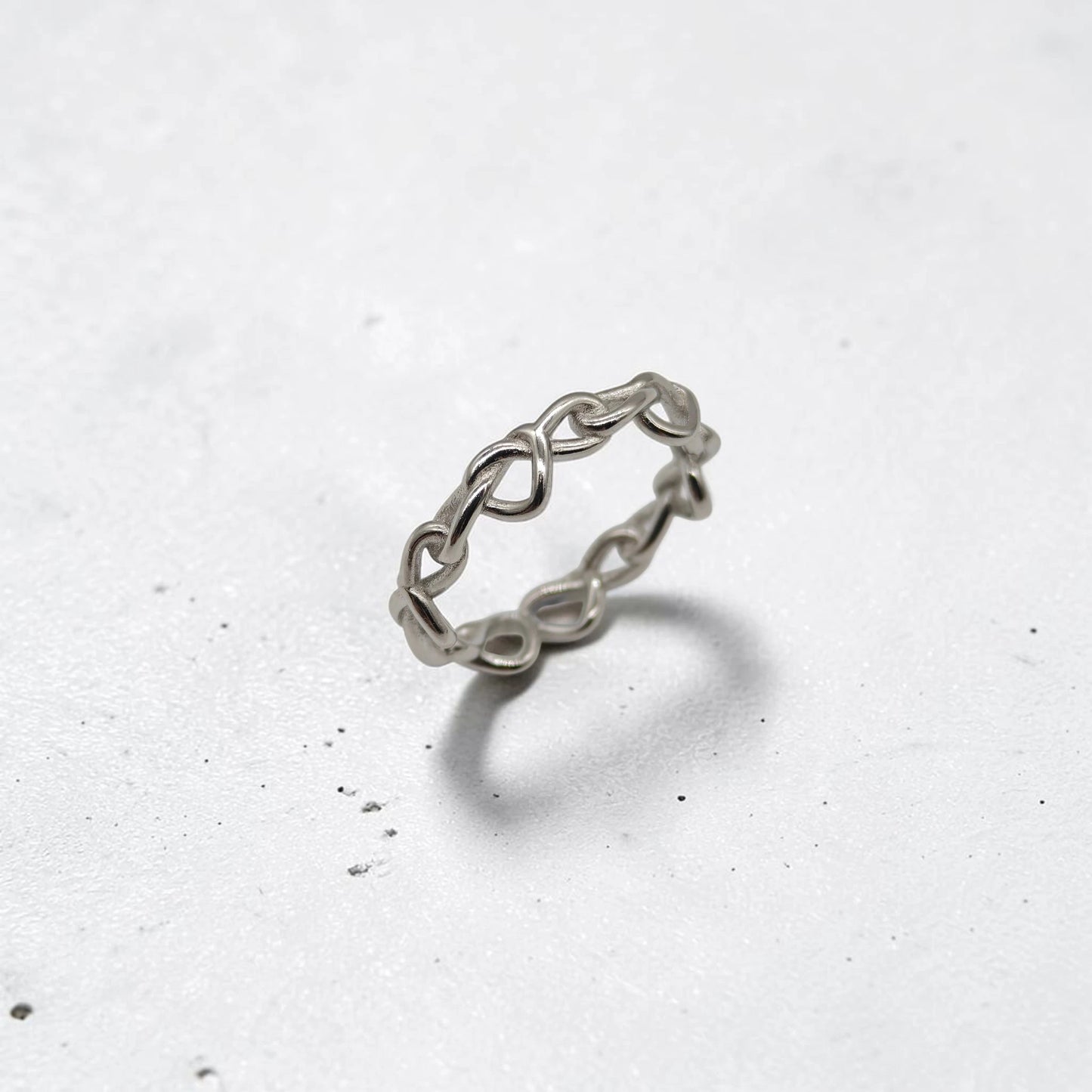 Intricate Heart Knot Ring